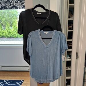 Set of 2 NWT Nordstrom V-Neck T-Shirts